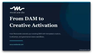 Title Page of 'From Dam to Creative Actication' Webinar